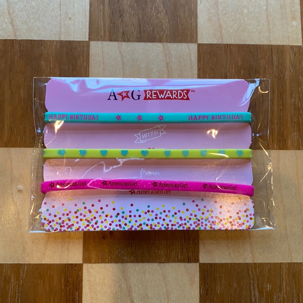 American Girl Rewards Birthday Bracelet Pack